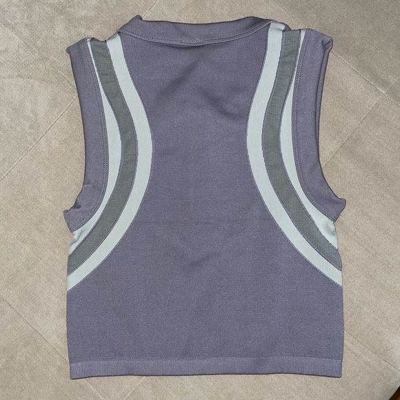 NWOT FP Movement Free Kick Crop Henley Muscle Tank - Picture 4 of 6